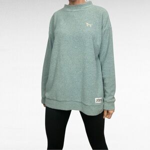 PINK by Victoria’s Secret | Sage Green Long Sleeve Oversized Crewneck Sweatshirt